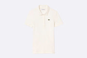 Lacoste Wmns Chemise Ribbed Collar Shirt White